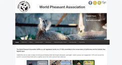 Desktop Screenshot of pheasant.org.uk